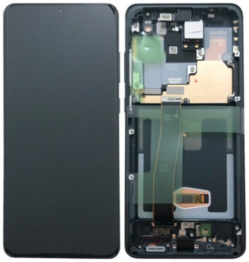 Samsung Galaxy S20 Ultra, AMOLED Οθόνη LCD, Μηχανισμός Αφής + Frame Πλαίσιο Original