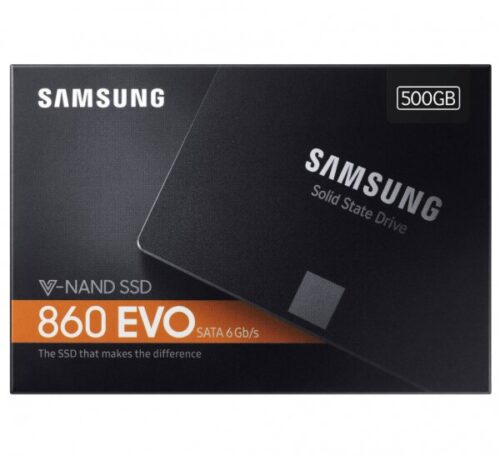 Samsung V-NAND SSD 860 EVO 500GB SATA 6Gb/s - 5 YEAR LIMITED WARRANTY