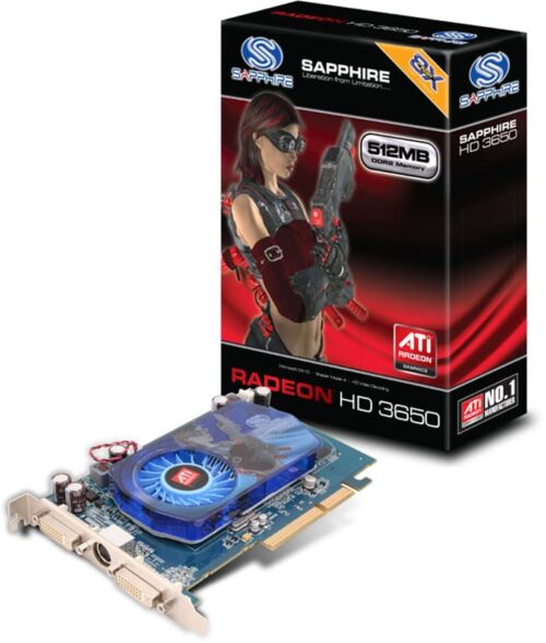Sapphire VGA ATI 3650 512MB DDR2 AGP 64Bit