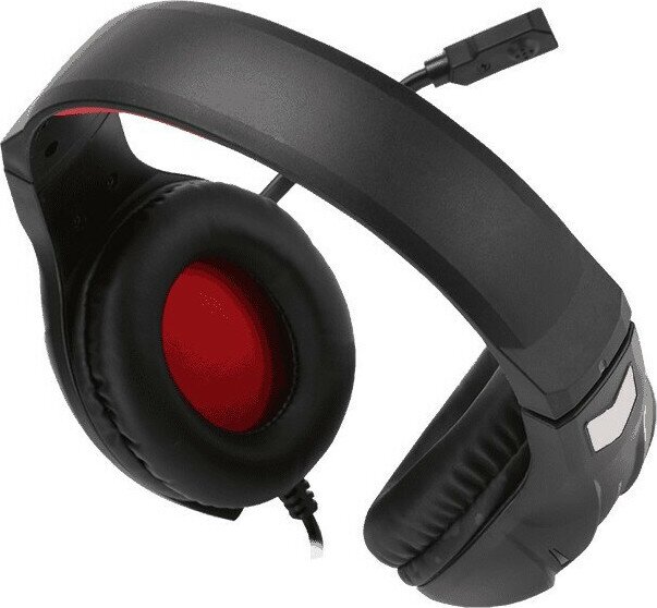 Scorpion HG8928 Gaming Headset Over Ear Black Red