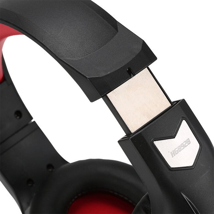 Scorpion HG8928 Gaming Headset Over Ear Black Red