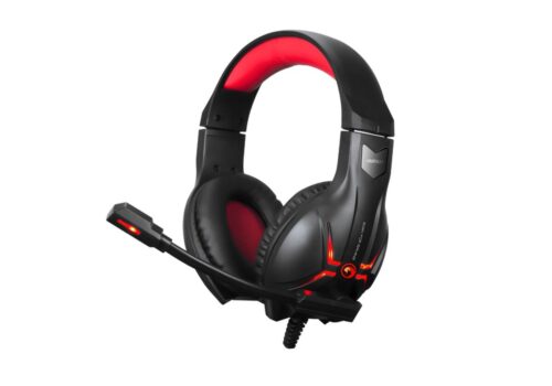 Scorpion HG8928 Gaming Headset Over Ear Black Red