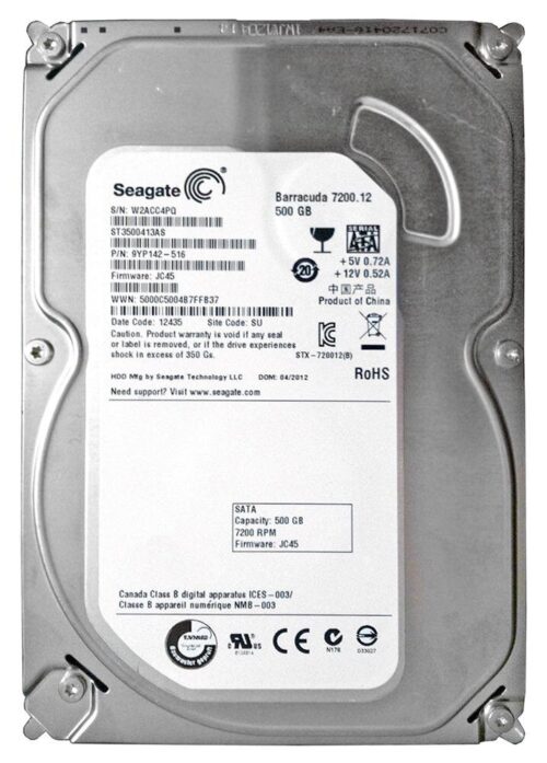 Seagate Barracuda 500GB SATA 3 ST3500413AS