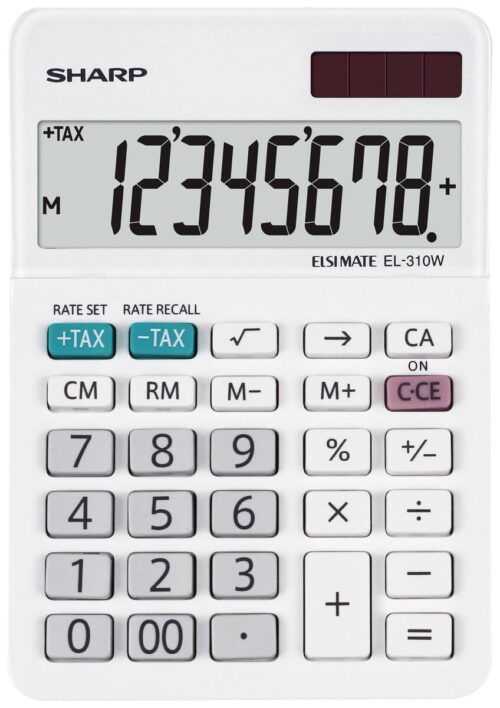Sharp EL-310W Pocket calculator White Display