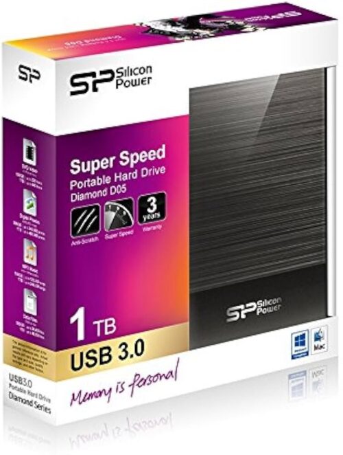 Silicon Power D05 1TB Black