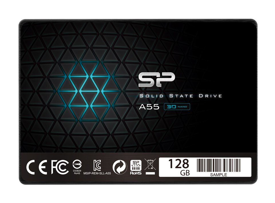 Silicon Power SSD A55 128GB 2.5" Sata III 550-420MB/s 7mm TLC