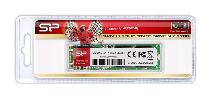 Silicon Power Ssd A55 256Gb M.2 2280 Sata Iii 560-530Mb/S