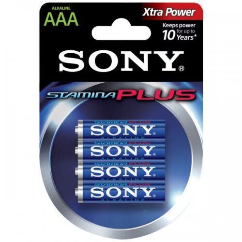 Sony Μπαταρίες Alkaline AAA LR03 4 Τεμ. AM4-B4A