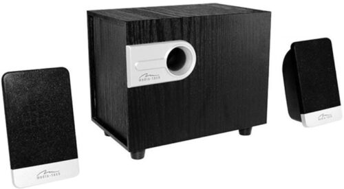 Speaker 2.1 Wooden Woofer 15w Rms Media-Tech Mt3310 Novelty