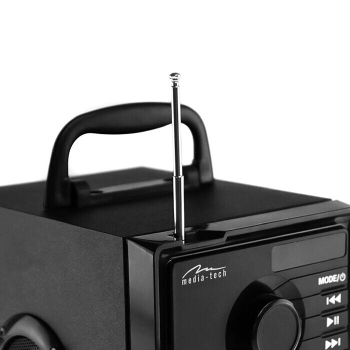 Speaker Boombox 2.1 Bluetooth Media-Tech Fm Radio, Ir Cont.