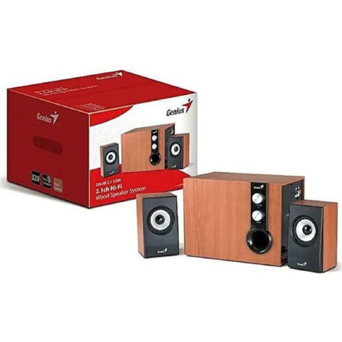 Speakers Genius 2.1 32Watt Wood Silver