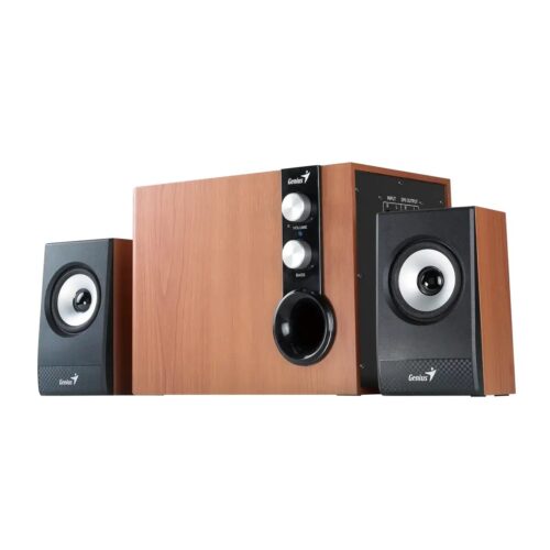 Speakers Genius 2.1 32Watt Wood Silver