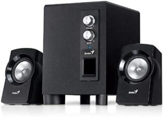 Speakers Genius 2.1 10W RMS Wood 85dB Volume/Bass
