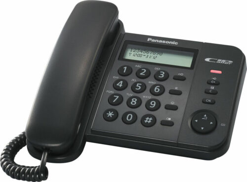 Σταθερή τηλεφωνική συσκευή Panasonic Black
