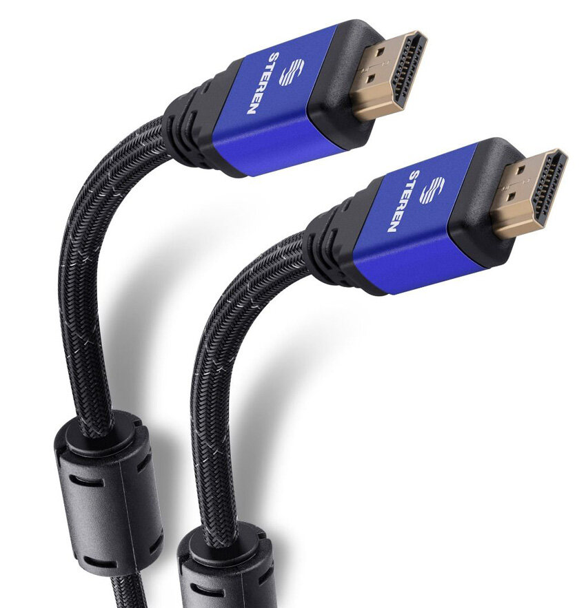 Steren Καλώδιο Hdmi 2.0 4K 3D Copper 3.6M Μωβ