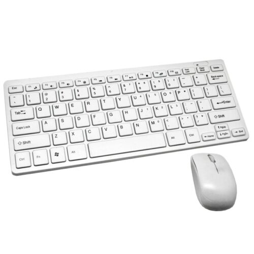 Super mini Keyboard + Mouse Wireless 2.4GHz White