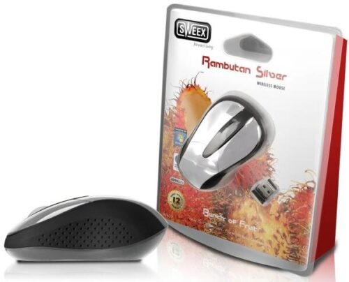 Sweex Wireless Mouse Rambutan Silver