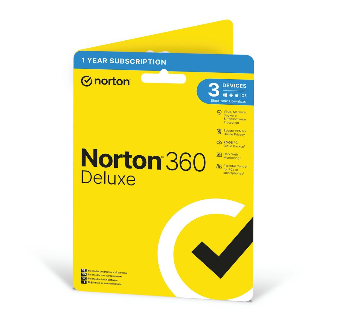 Symantec Norton 360 Version 6.0 (3 άδειες)