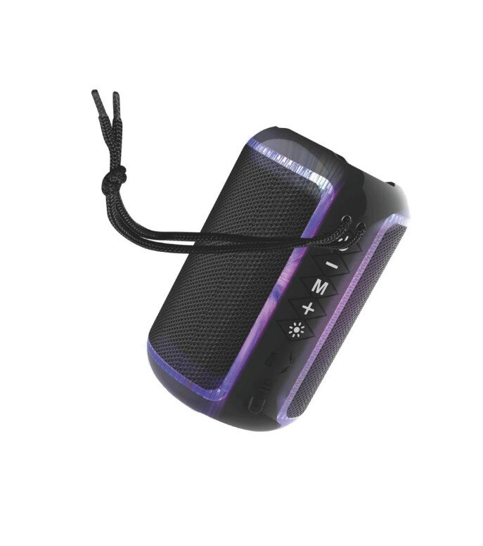 T&G Ηχείο Bluetooth 5W με ραδιόφωνο και διάρκεια μπαταρίας έως 4 ώρες, μαύρο