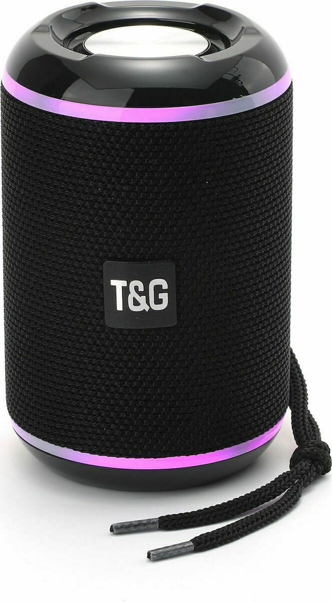 T&G Ηχείο Bluetooth 5W με ραδιόφωνο και διάρκεια μπαταρίας έως 4 ώρες, μαύρο