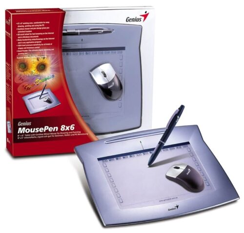 Tablet Genius 8X6 + Pen + Mouse