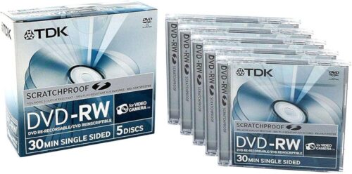 TDK DVD-RW 8cm JC SP/30min/5p