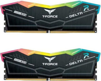 TeamGroup T-FORCE Delta RGB 32GB (2X16GB) 6200MHz DDR5 Black
