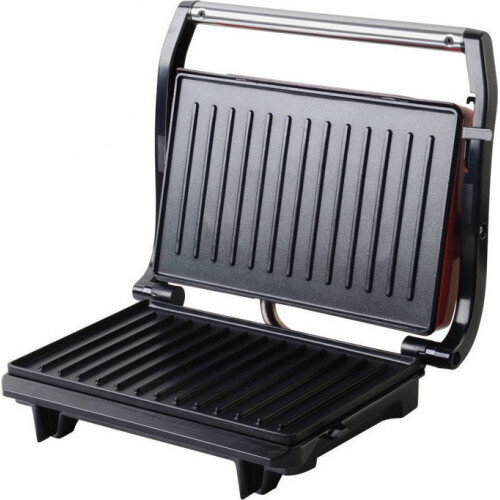 Τοστιέρα Με Αντικολλητικές Grill Πλάκες 700W Stg-101 Red Life