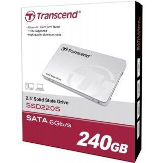 Transcend SSD SSD220S Aluminium 240GB Solid State Drive SATA 6Gb/s
