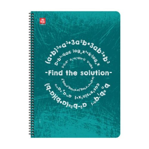 Trendy Τετράδιο Σπιράλ Β5 3 θεμάτων Find The Solution