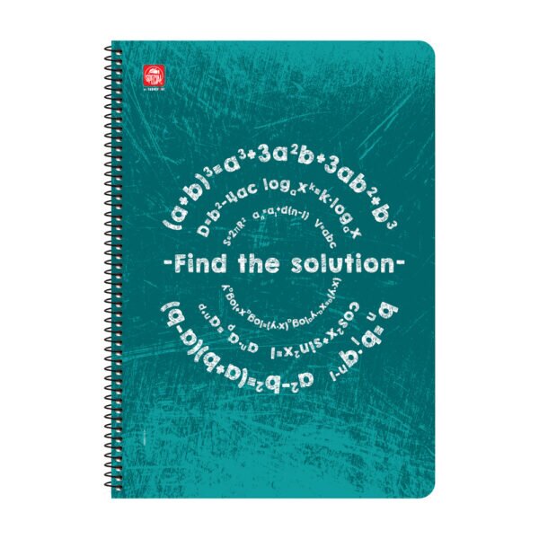 Trendy Τετράδιο Σπιράλ Β5 3 θεμάτων Find The Solution