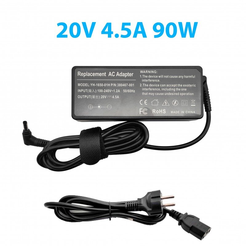 Τροφοδοτικό για Laptop Lenovo 20V 4.50A 90W 4.0mm x 1.7mm oem