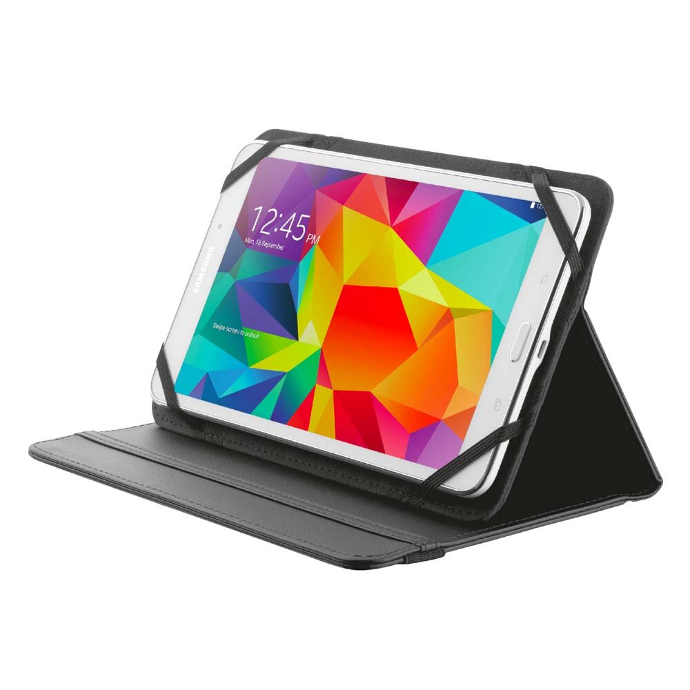 Trust Folio Case with Stand for 7-8" tablets - black