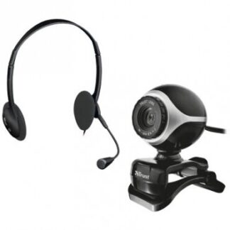 Tust Exis Chatpack Webcam + Headset Black