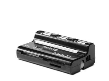 Usb 2.0 C.Reader+Hub 3 Port Black Easytouch