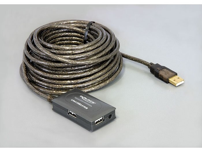 Usb 2.0 Ενισχυση 10m A/a M/f Delck 82748 Hub 4port