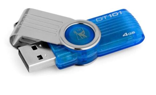 Usb Flash Kingston Dt101G2 4Gb Cyan