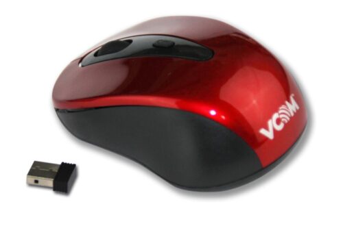 Vcom Ασύρματο Mouse 1000dpi red