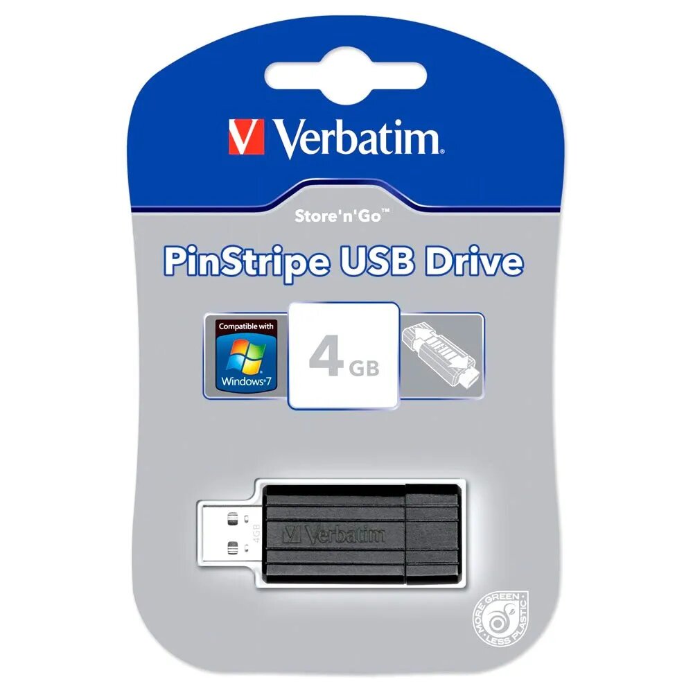 Verbatim 4Gb Usb 2.0 Drive Store 'N' Go Black