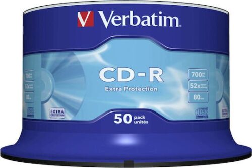 Verbatim Cd-R 700mb 52x Extra Protection Wrap 20 Cake