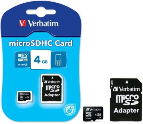 Verbatim Micro Sd 4Gb Class 4 Reta
