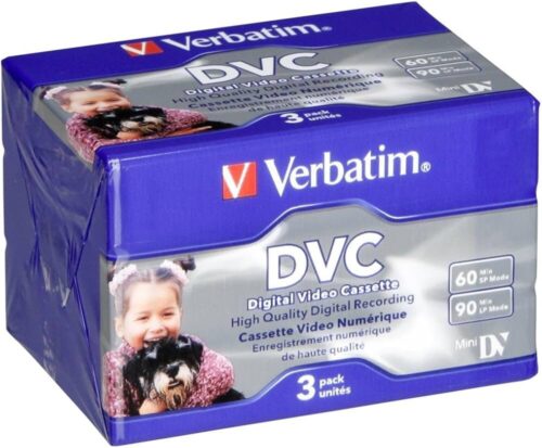 Verbatim Mini DVC 3 Τεμάχια Pack 60min 47651
