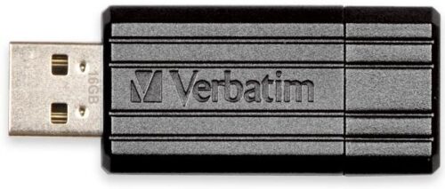 Verbatim Pinstripe Usb 2.0 Drive 16GB Storen N Go / Black