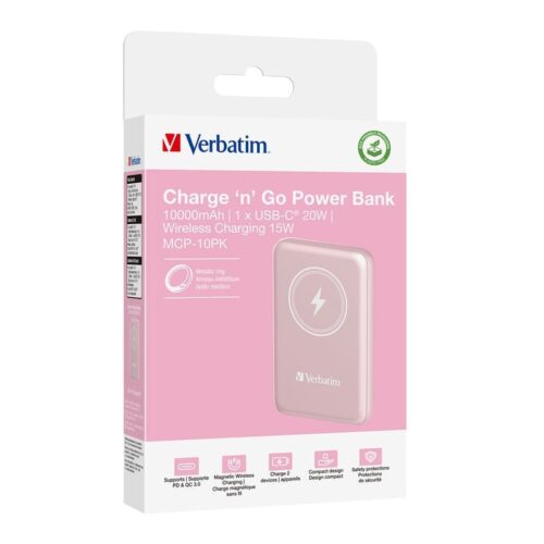 Verbatim Power Pack 10000mah Pink MCP-10PK