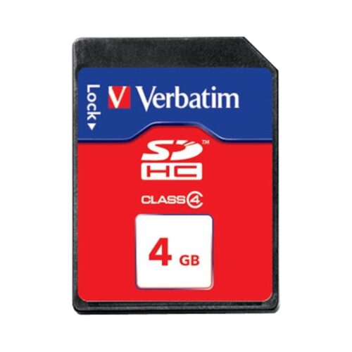 Verbatim SD 4GB Class 4 Retail Pack