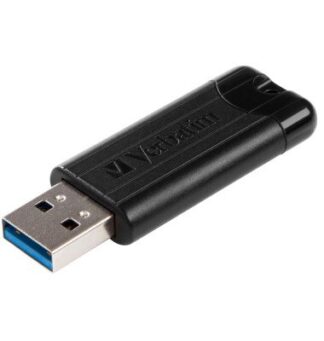 Verbatim Slider USB 3.0 Drive 16GB BLACK Pinstripe 49316