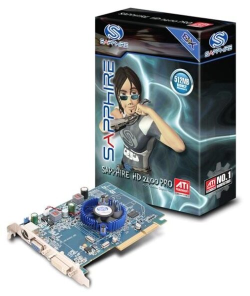 VGA ATI Sapphire HD2400 Pro 512MB DDR2 AGP 6