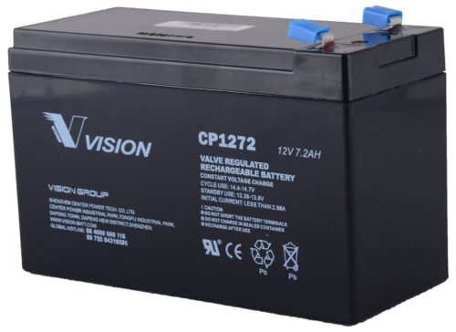 Vision Μπαταρία Μολύβδου 12V 7.2Ah Φαρδιά