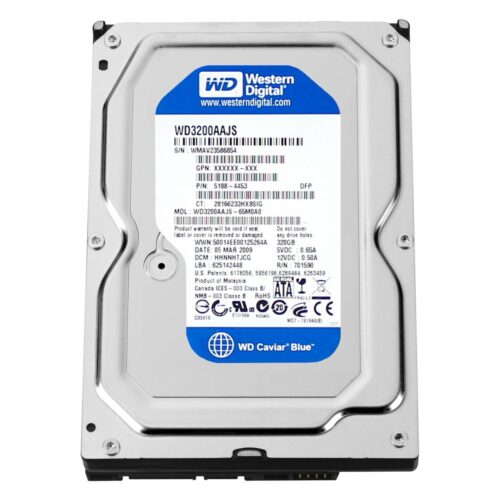 Western Digital 320Gb Sata 8Mb - Wd3200Aajs