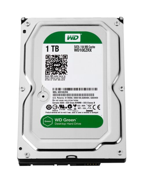 Western Digital HDD Caviar Green 1TB / SATA3 / 64MB Cache